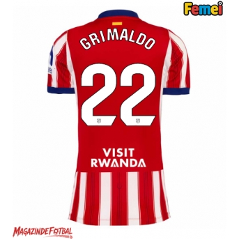 Atletico Madrid Alejandro Grimaldo #22 Tricou Fotbal Replică 2026-27 Femei Acasa